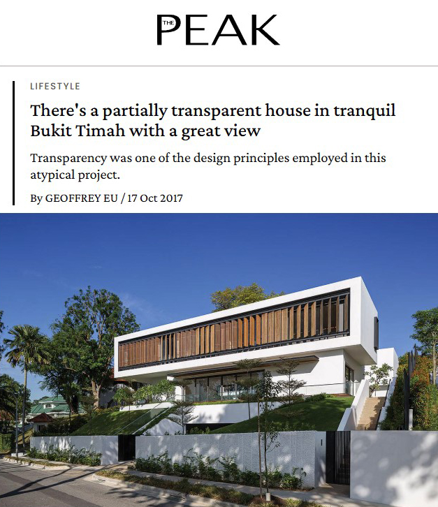 See-Through House <br> The Peak Magazine