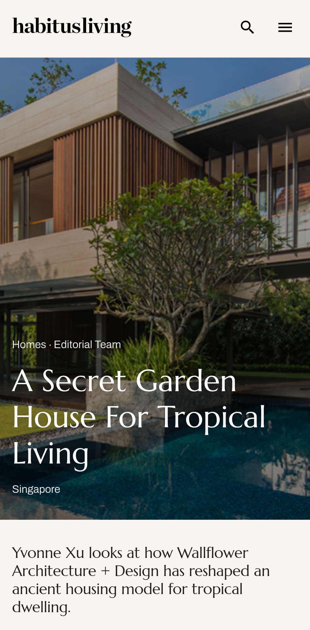 Secret Garden House <br> Habitus Living